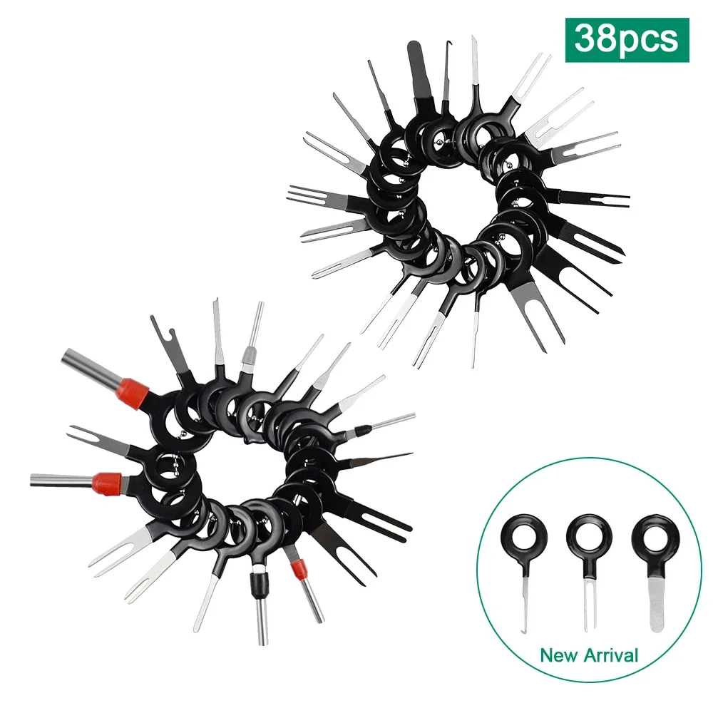 Automotive Terminal Removal Tool Electrical Wiring Crimp Connector Puller Release Pin Extractor Kit for Car Plug Repair Tools 6