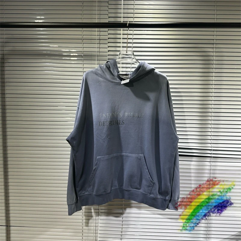 

Tie-dyed ERD Hoodie Men Women Top Quality Gradient Nice Washed Pullovers Hooded
