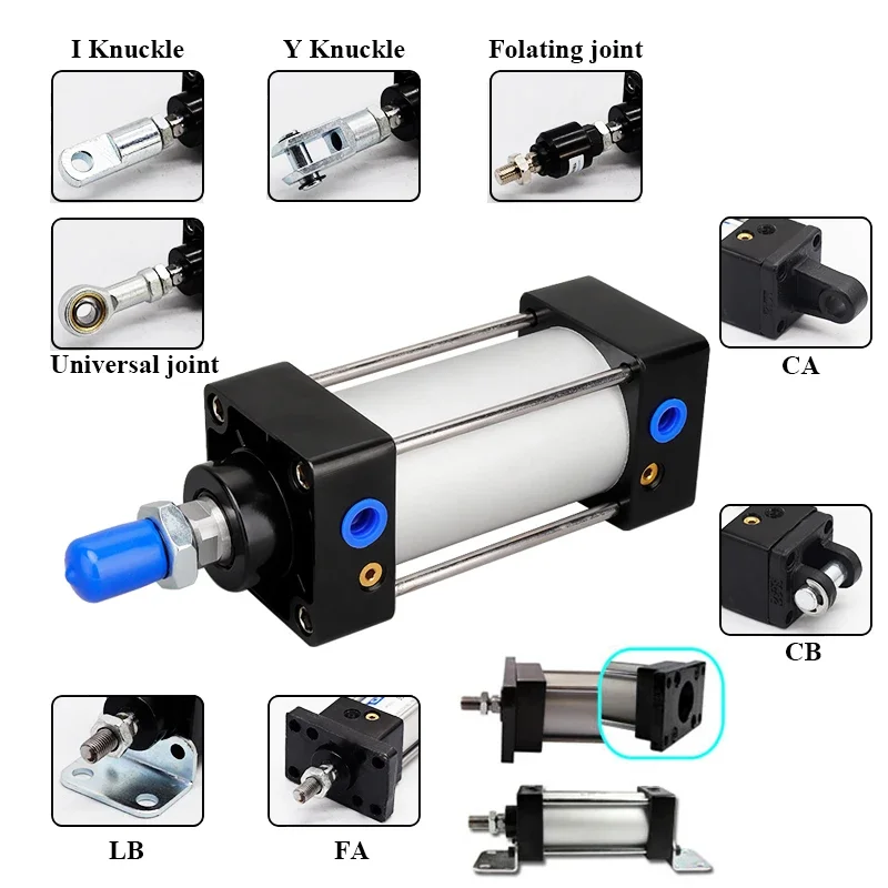 SC ø I, Y, U, F, CA, CB, LB, FA , 32mm, 40mm, 50mm, 63mm, 80mm, 100mm, 125mm, 160mm   Ǹ ׼