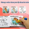 Baby Magic Bath Books with Pen Waterproof Color Changing Bathtub Toys Floating Educational Bath time Toy Books for Toddlers 3