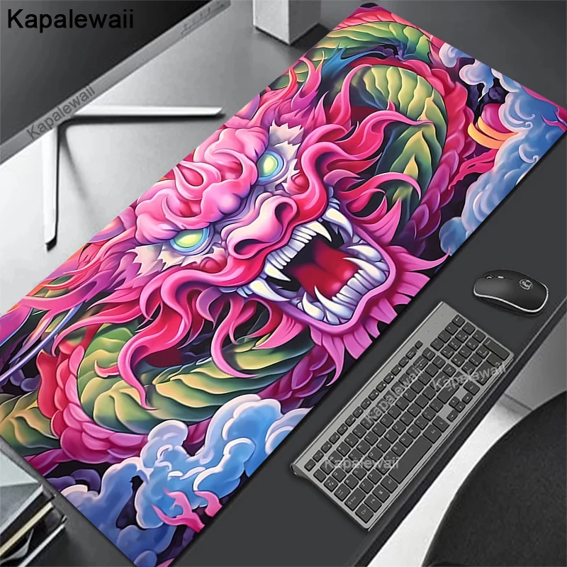 thumbnail image 1 of Alfombrilla de ratón de Anime Oni XXL, accesorios para juegos, alfombrilla de escritorio para teclado de Gamer, alfombrilla antideslizante para ordenador portátil y portátil, 80x30cm, 90x40cm, 1 of 5