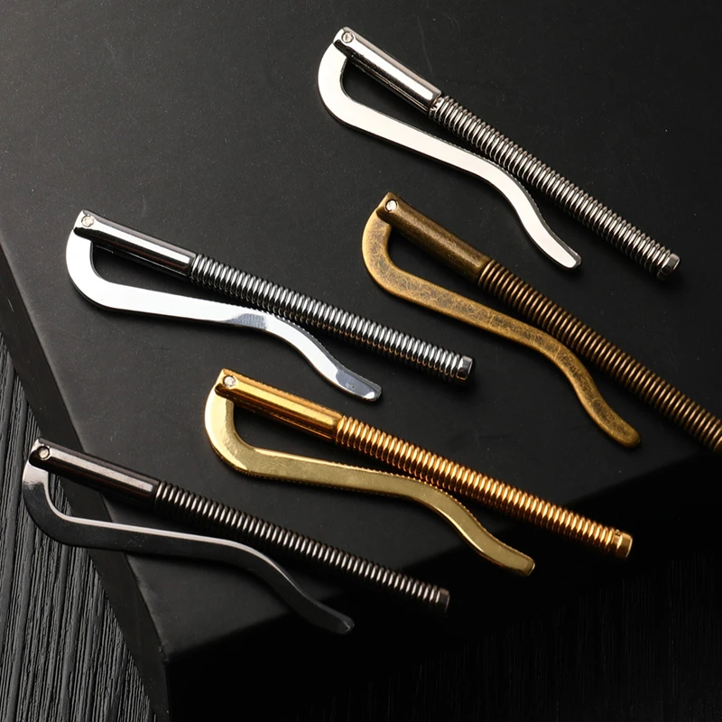 1Pc Metal Bifold Money Clip Bar Wallet Replace Parts Spring Clamp Cash Cheque Holder  For Pocket 75mm/3 inch 3