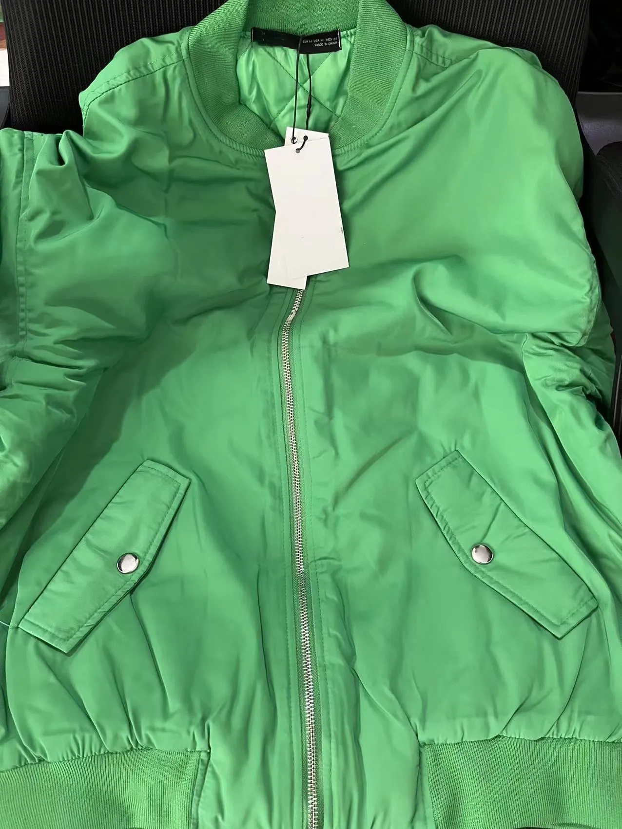 【新品未使用】enof/over size jacket/green/Mサイズ ENOF（イナフ）の「over size jacket（テーラードジャケット