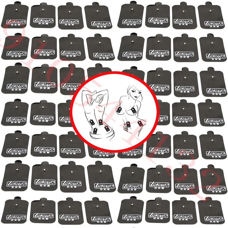 Electro Sex Toys Electric Sex Toys BDSM Electro Shock Nipple Paste Pad Electric Gel Pads E-Stim Breast Enlarger Body Therapy Massage Couple Sex Product Accessories