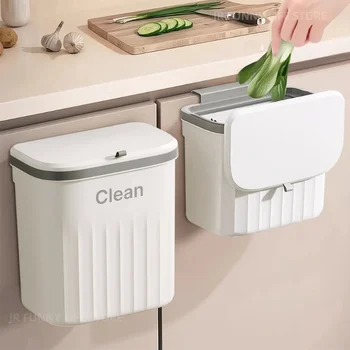 Hanging Trash Can for Kitchen and Bathroom