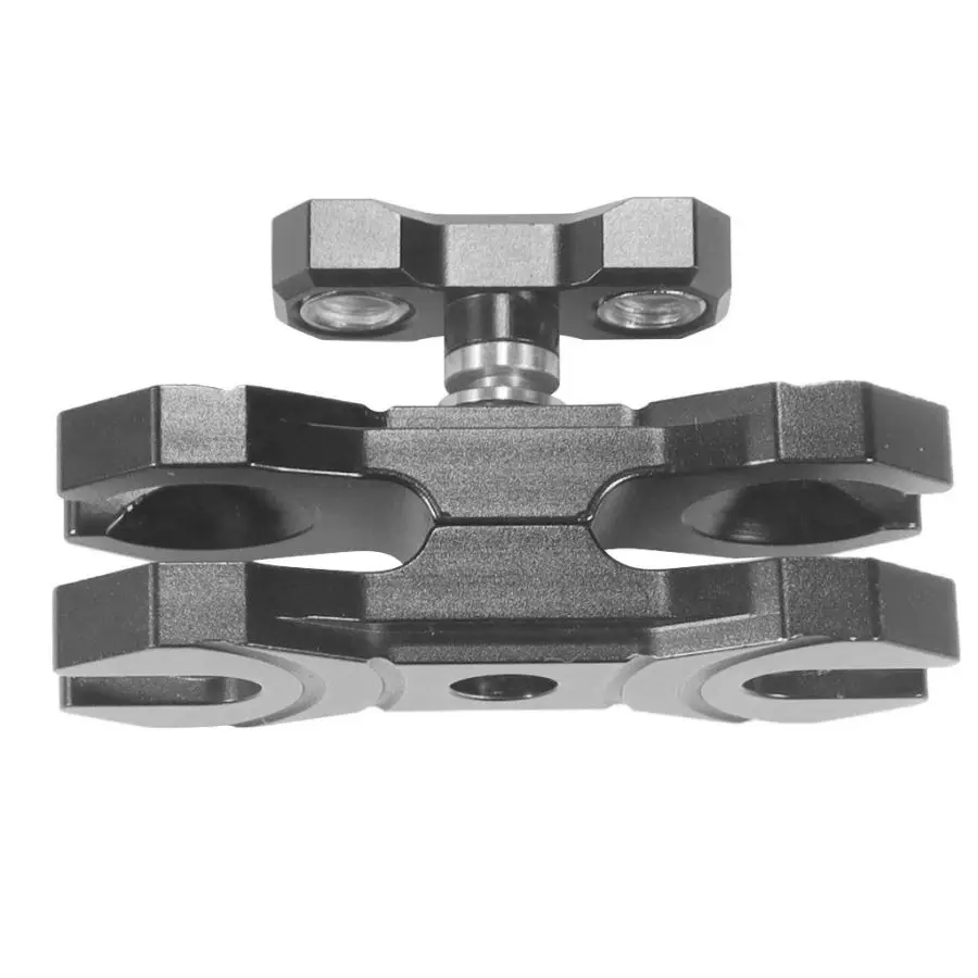Magic Arm 360 Rotation Double Ball Head with Arri Pin 1/4 3/8 Screw Adapter for