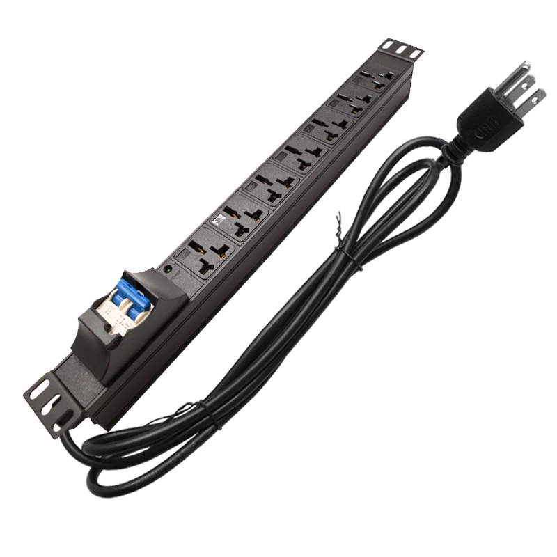 

Сетевой фильтр PDU для шкафа, 19 дюймов, 7AC 16 А, переключатель пневматического выключателя, вилка стандарта Австралии/ЕС/США/Великобритании/C14/C20