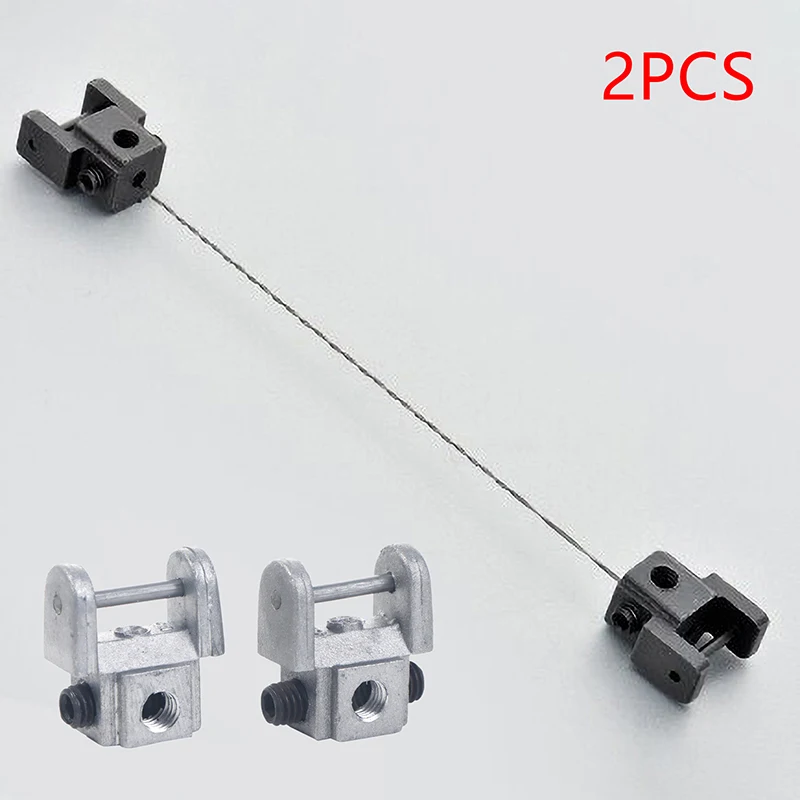 2PCS/SET Scroll Saw Blades Holders Pin-Less Blade Clamps Upper/Lower Blade Holder Scroll Saw Blade Conversion Kit