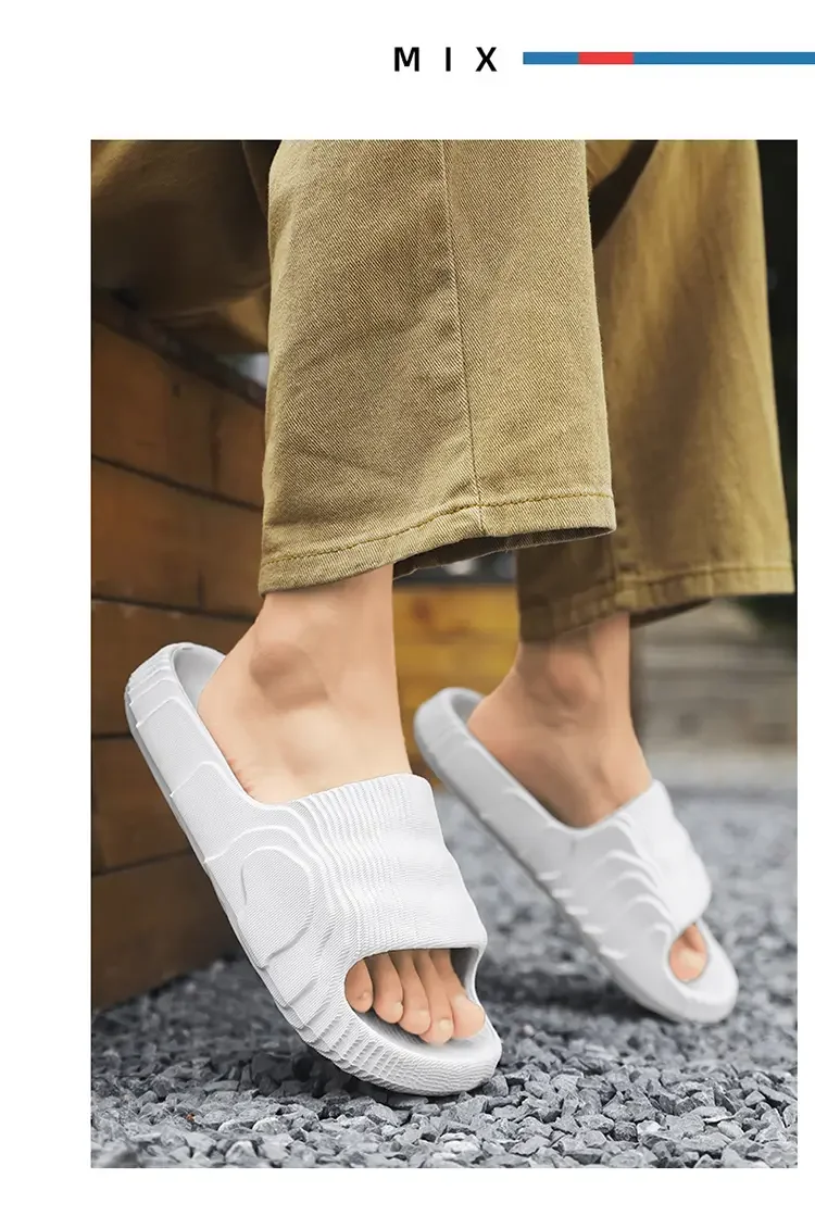 Herren- und Damen-Sandalen: Luxuriöse, ultraleichte Outdoor-Slipper für Sommer und Strand – Rutschfeste, weiche Unisex-Sandalen – Detail 15