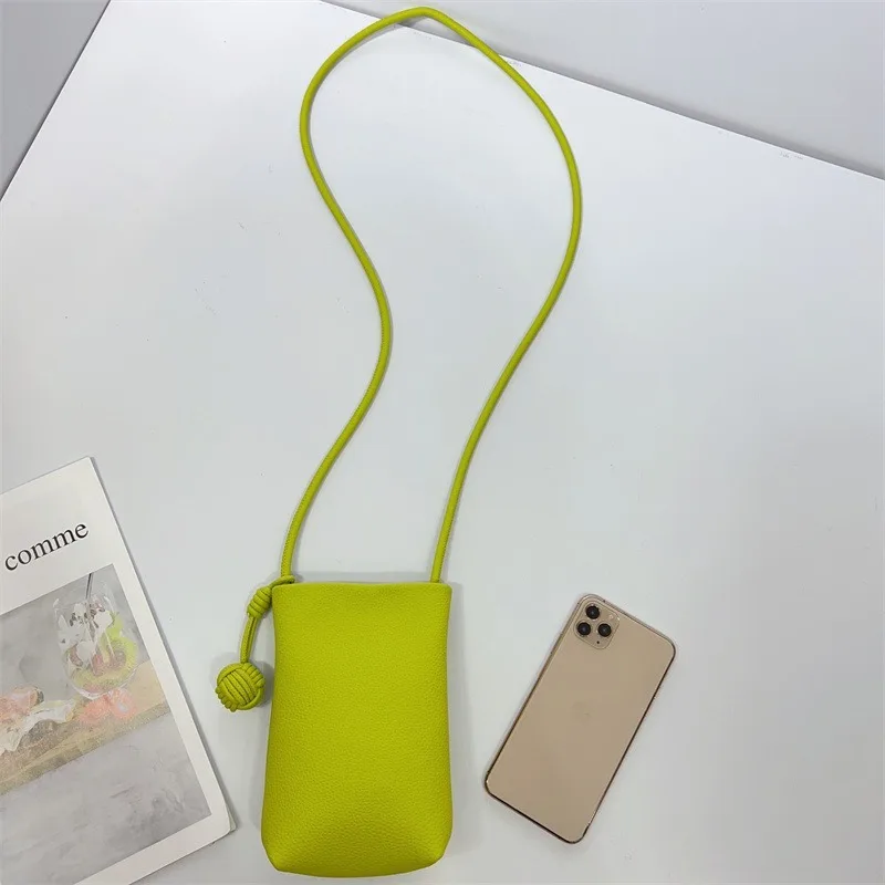 Women Leather Small Crossbody Bag Designer Cell Phone