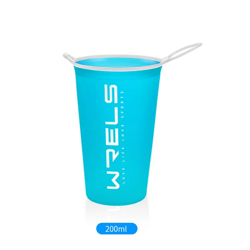 WRELS Folding Water Bottle TPU BPA-Free Collapsible Soft Flask Outdoor Sport Hiking Camping Running Portable Soft Water Bottle - Image 15