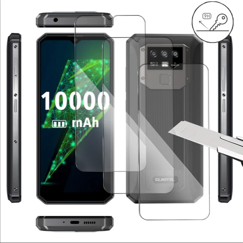 2PCS Tempered Glass For Oukitel K15 Plus Protective Film Screen Protector Phone Cover