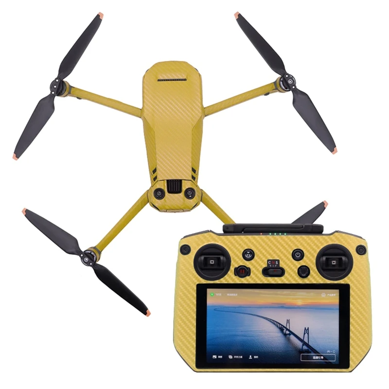 Drone Accessories Fashion Stickers Camera Sticker Smartphone Stickers Colorful Drone Stickers for dji Mavic 3 Decal Skin Sticker Drone Body Remote Controller Battery Protection Film Cover P9JD
