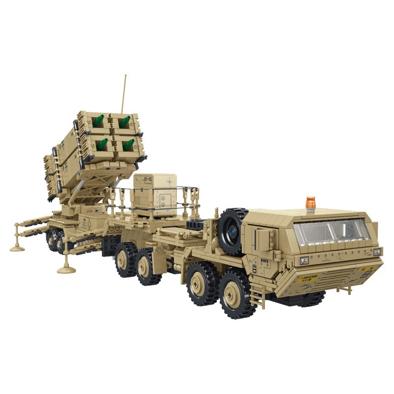 

Ww2 Military Model M983 Trailer Armored Vehicle Collect Decorative Model Building Blocks Toy Gifts