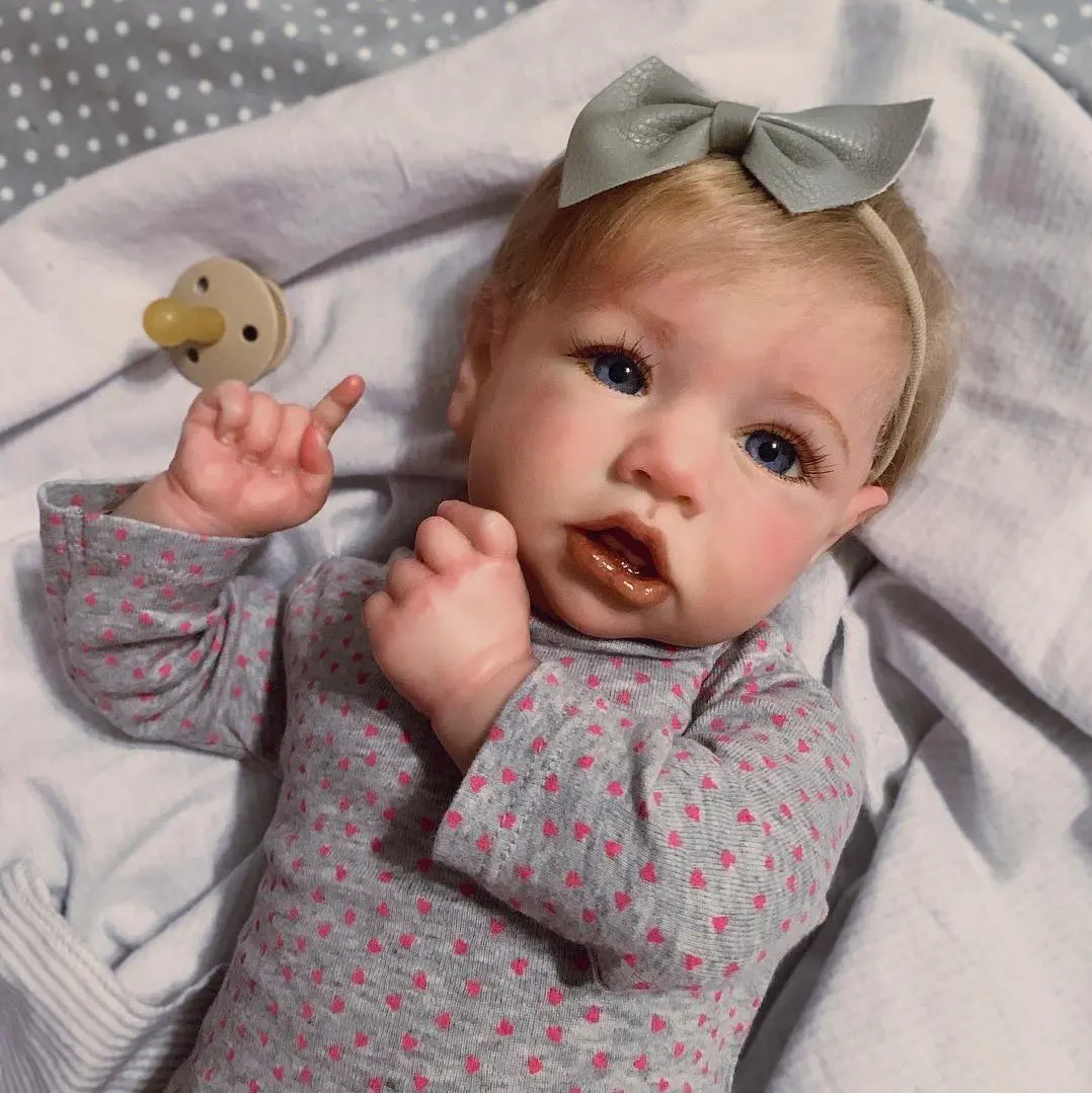 

55cm Full Body Silicone Waterproof Reborn Doll Bebe Reborn Saskia Toddler Girl Lifelike Children Gift Play House Toy