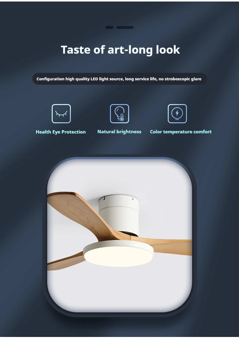 Low Floor Modern Ceiling Fan with Lights 6-speed Adjustable DC Motor Reversible Blade Remote Control LED Fan with Lights