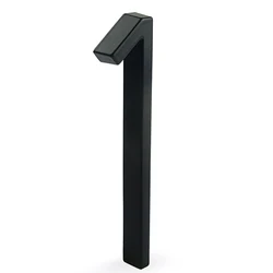 Black Zinc Alloy Floating House Number, 5 - Inch Address Sign for Outdoor Mailbox or Apartment Door (1)