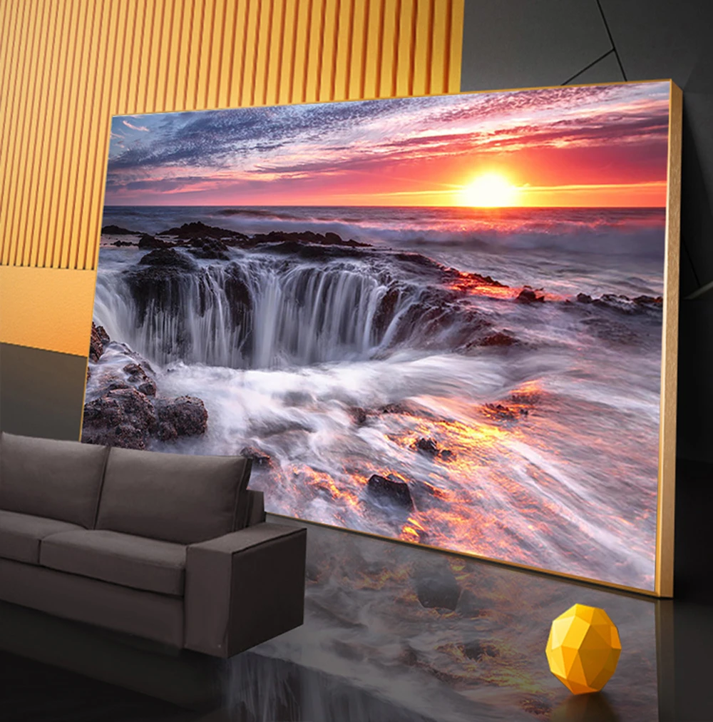 Waterfall Landscape 5D Diamond Painting Landscape Diamond Mosaic Rhinestone Embroidery Full Round Diamond Cross Stitch Kit