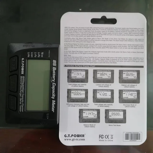 RC Voltage Display Battery Low Alarm Buzzer BX100 1S-8S Meter Tester Lipo Battery Monitor For RC Car Drone Helicopter 5