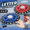 Spanish letter game Fast-paced family interactive tabletop creative puzzle toy board game LETTERS crazy creativity 4