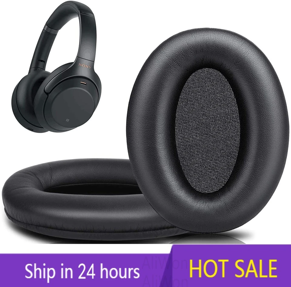 Replacement Ear Pad Cushions For Sony WH-1000XM3 Headphones - Choose Black Or Gold