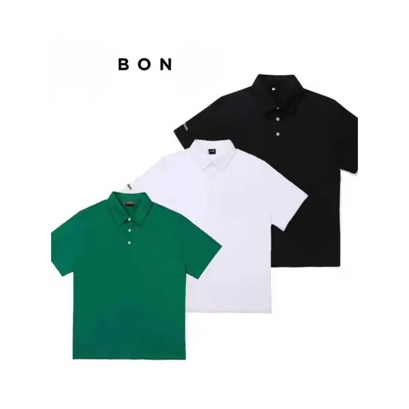 

2024 Golf Loose Sport Polo Short Sleeve Men's Bucket Hat Embroidered Lapel Golf Spring And Summer New Jersey