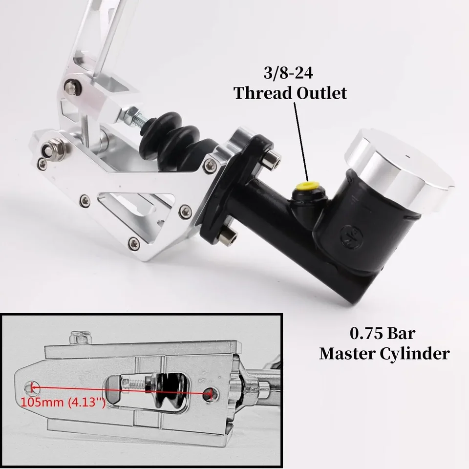 Universal Hand Brake Aluminum Hydraulic Drift E Brake Racing Parking Handbrake Lever Gear