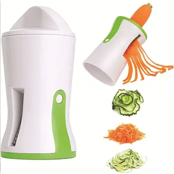 เครื่องตัดเกลียวผักเครื่องตัด Heavy Duty Spiralizer Melon และผลไม้เครื่องตัดเกลียวพาสต้าก๋วยเตี๋ยวสปาเก็ตตี้ Maker รายการครัว 1