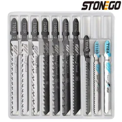 10-Piece Reciprocating and Jig Saw Blade Set for Wood and Metal Cutting (Size A 10PCS)