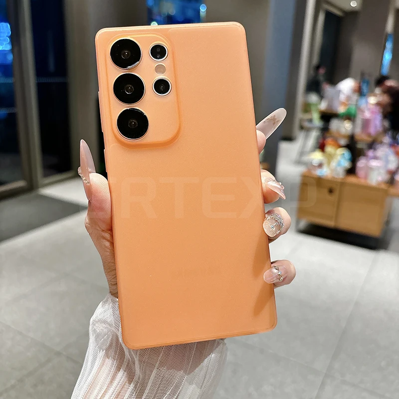 Ultra Thin Matte Clear Soft TPU Anti-Fingerprint Shockproof Case