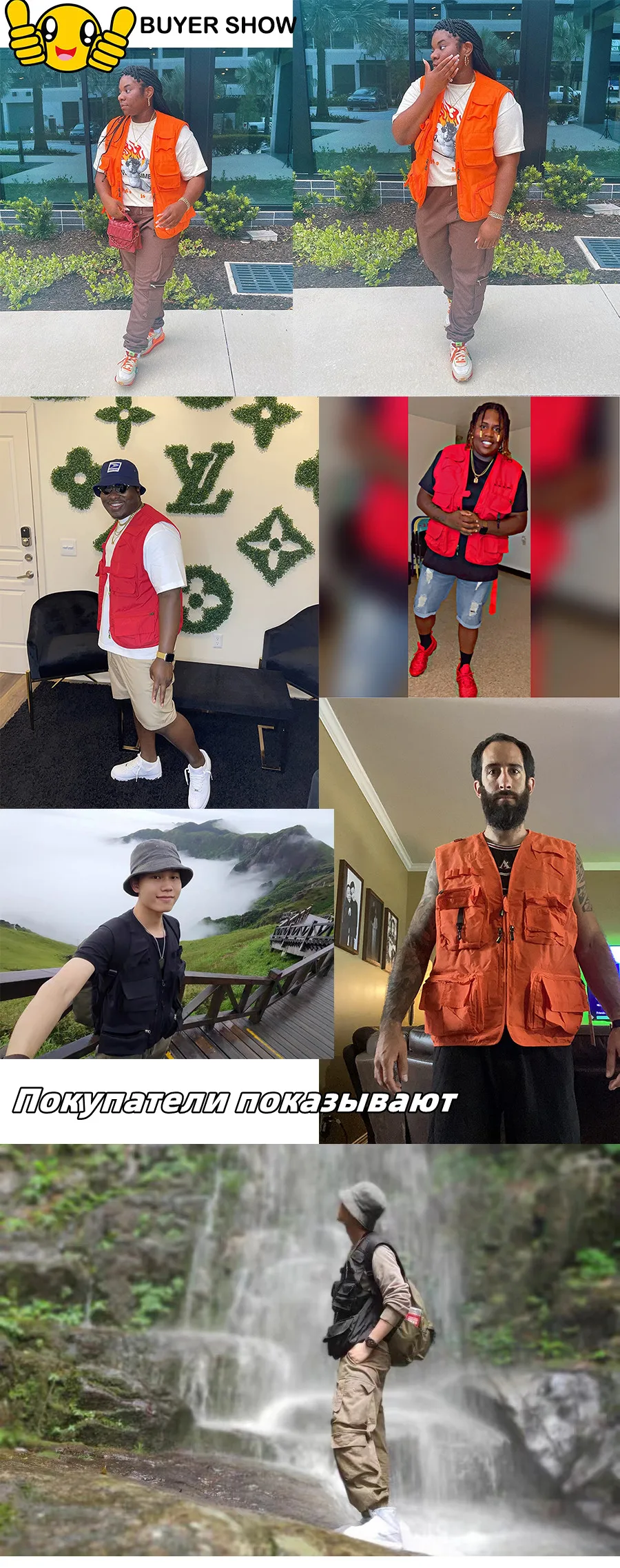 Description Picture 4 of item7XL 14 Pockets Summer New Men US Tactical Hiking Fishing Vest Man Photographer Waistcoat Mesh Cargo Sleeveless Jacket Tool Vest