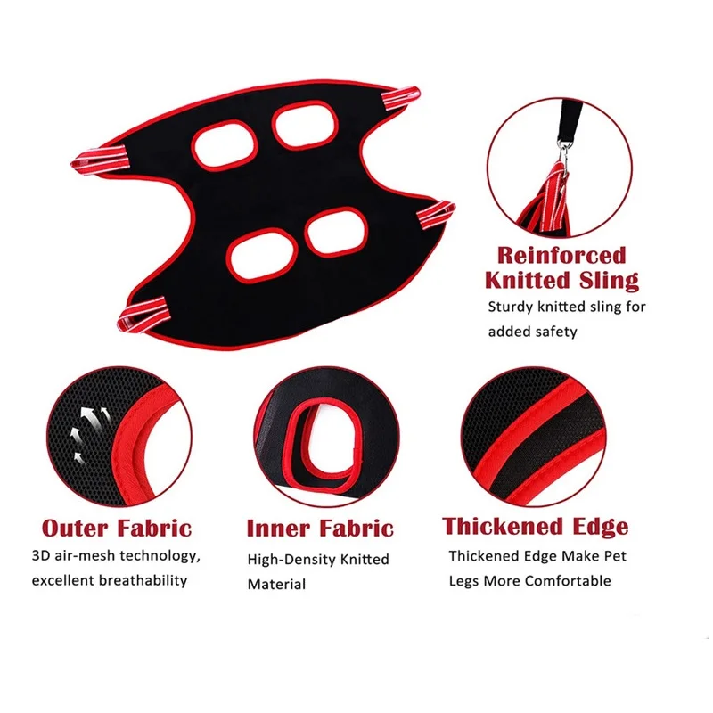 Hamac de toilettage pour chien avec baignoire fixe pour la coupe des griffes, sac de contention anti-griffures, accessoires de beauté suspendus pour chats_voghion.com