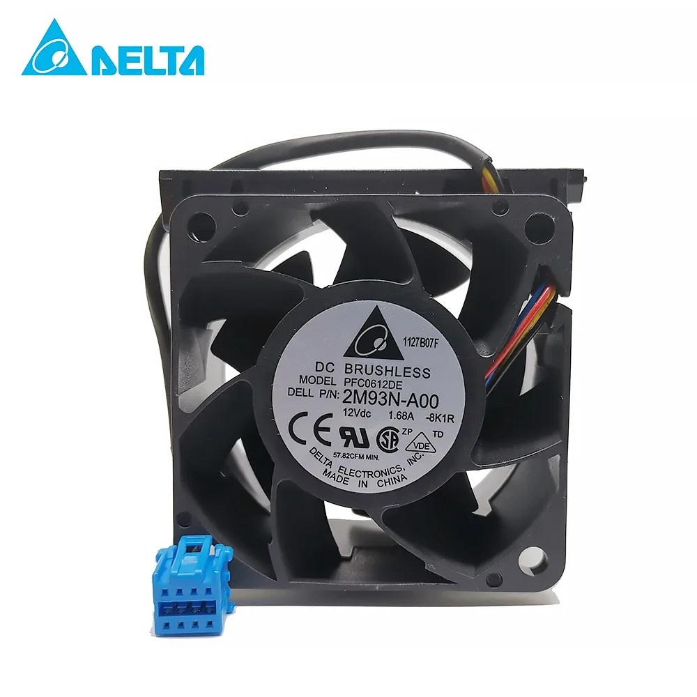 

For delta PFC0612DE 12000 RPM 67.85 cfm 6CM 60MM 6038 DC 12V 1.68A server inverter Cooling FANs cpu cooler heatsink