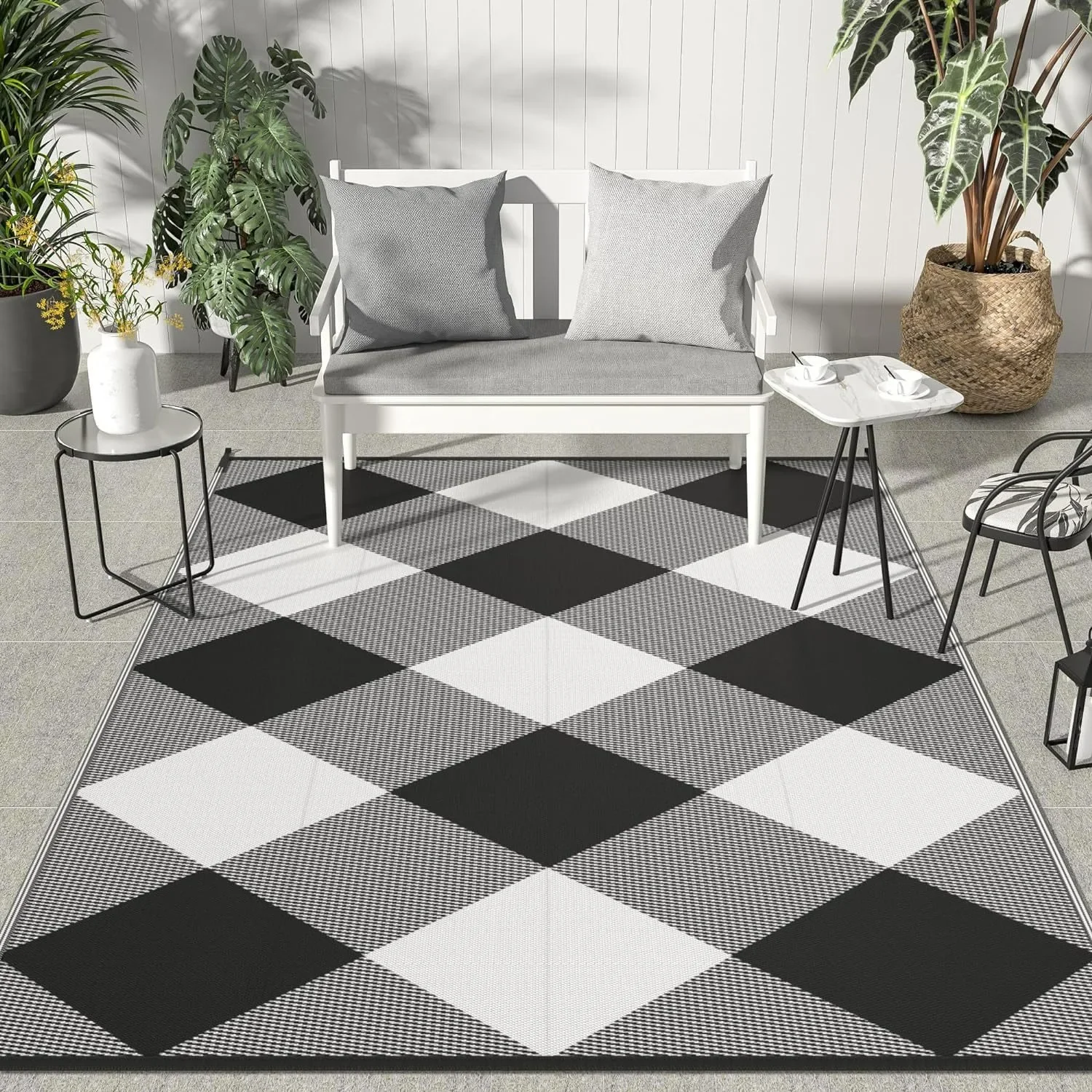 VIKAMA سجادة خارجية للتخييم والنزهات مقاومة للرطوب...