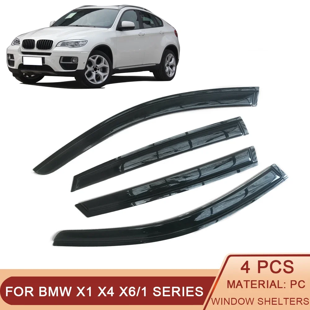 

Ветровые дефлекторы для боковых окон BMW X1 X4 X6 1 Series E87 E84 F26 E71