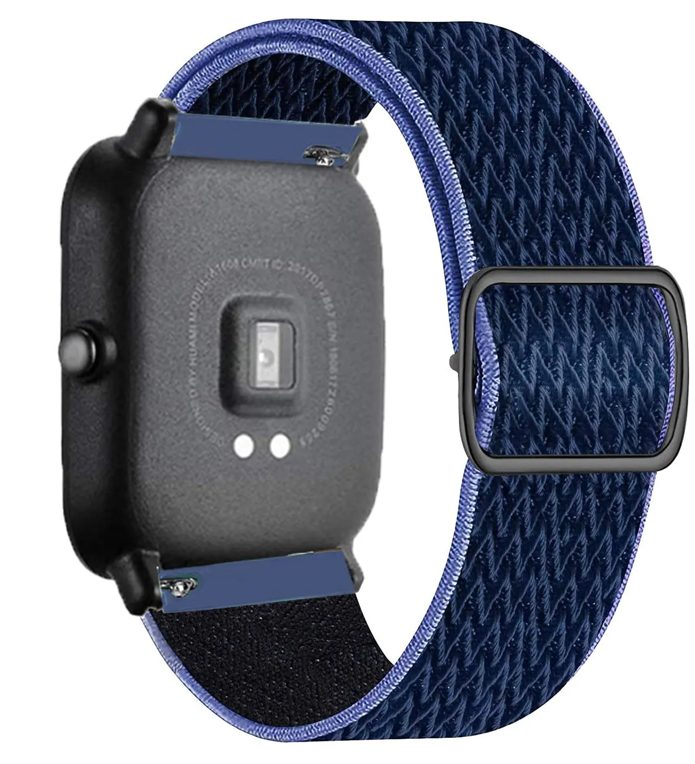 Nylon Loop Adjustable Elastic Bracelet Strap - 20mm/22mm