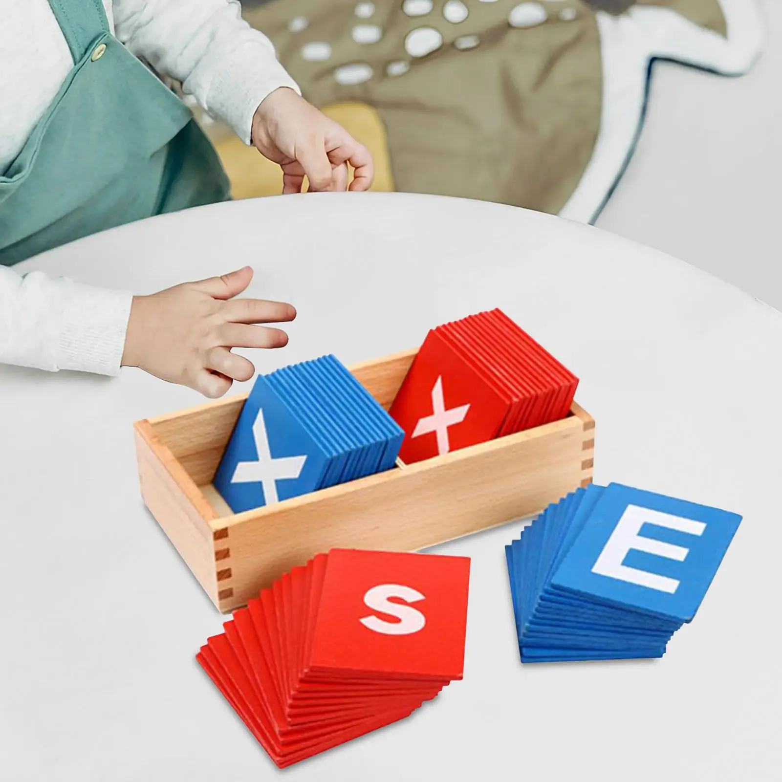 

Preschool Toy with Box Language Teaching Letter Game Early Learning Toy Educational Toy for Children Kindergarten Kids Boy Girl