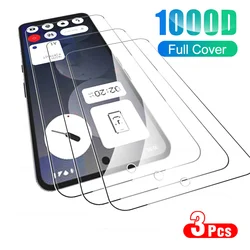 3-Pack Durable Tempered Glass Screen Protector Set with Protective Case for Phonea3 (3PCS)