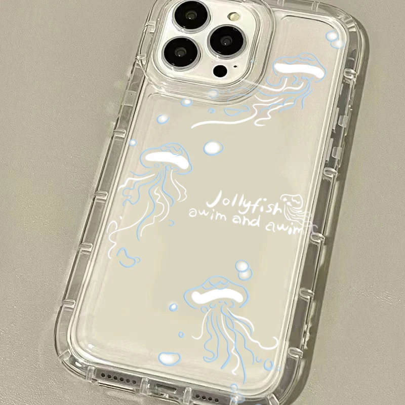 Colorful Star Jellyfish Phone Case - Cute and Trendy Design