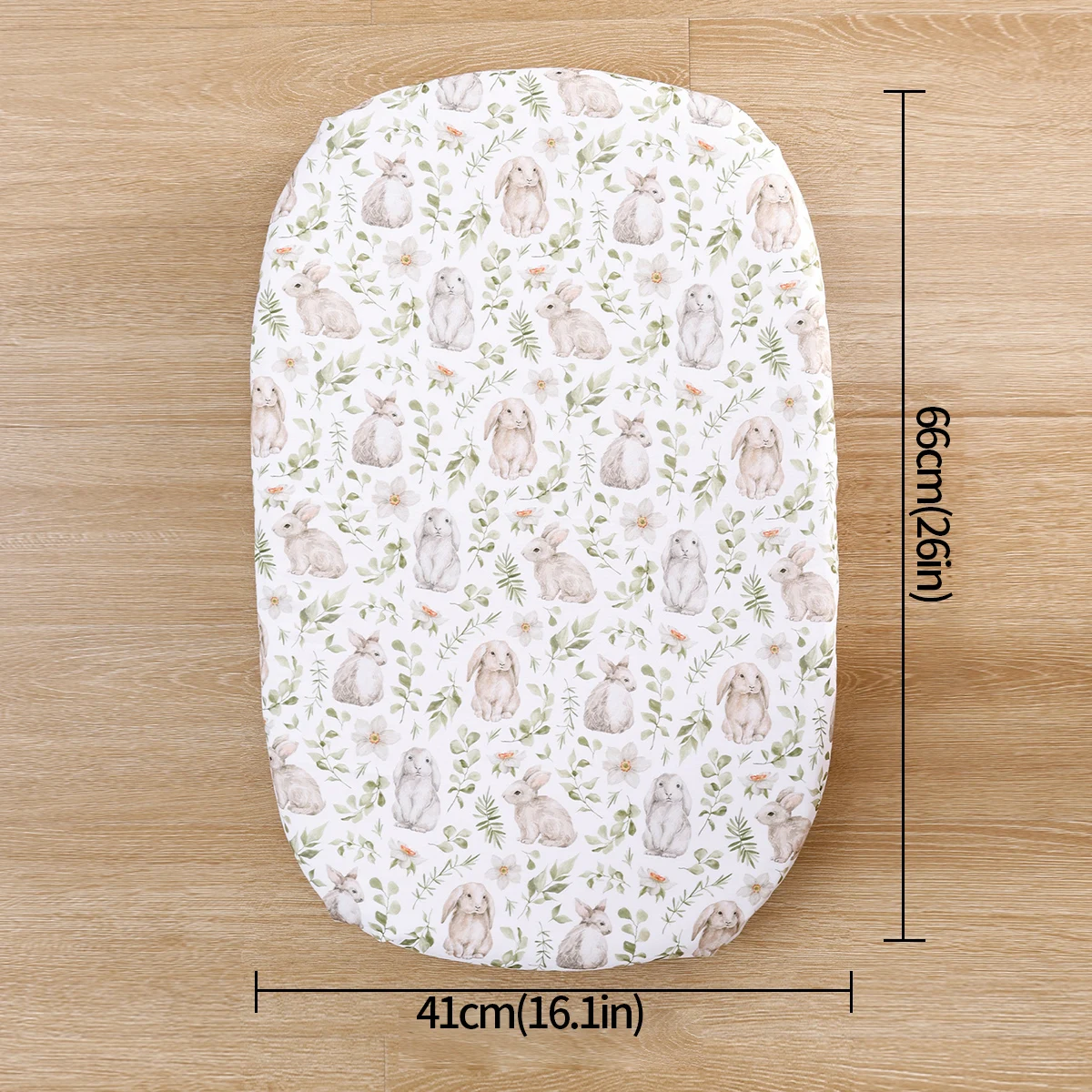 HappyFlute New Print 41*66CM Baby Bassinet Summer Super Soft Baby Mattress Covers Elastic Design Removable Bed Cover