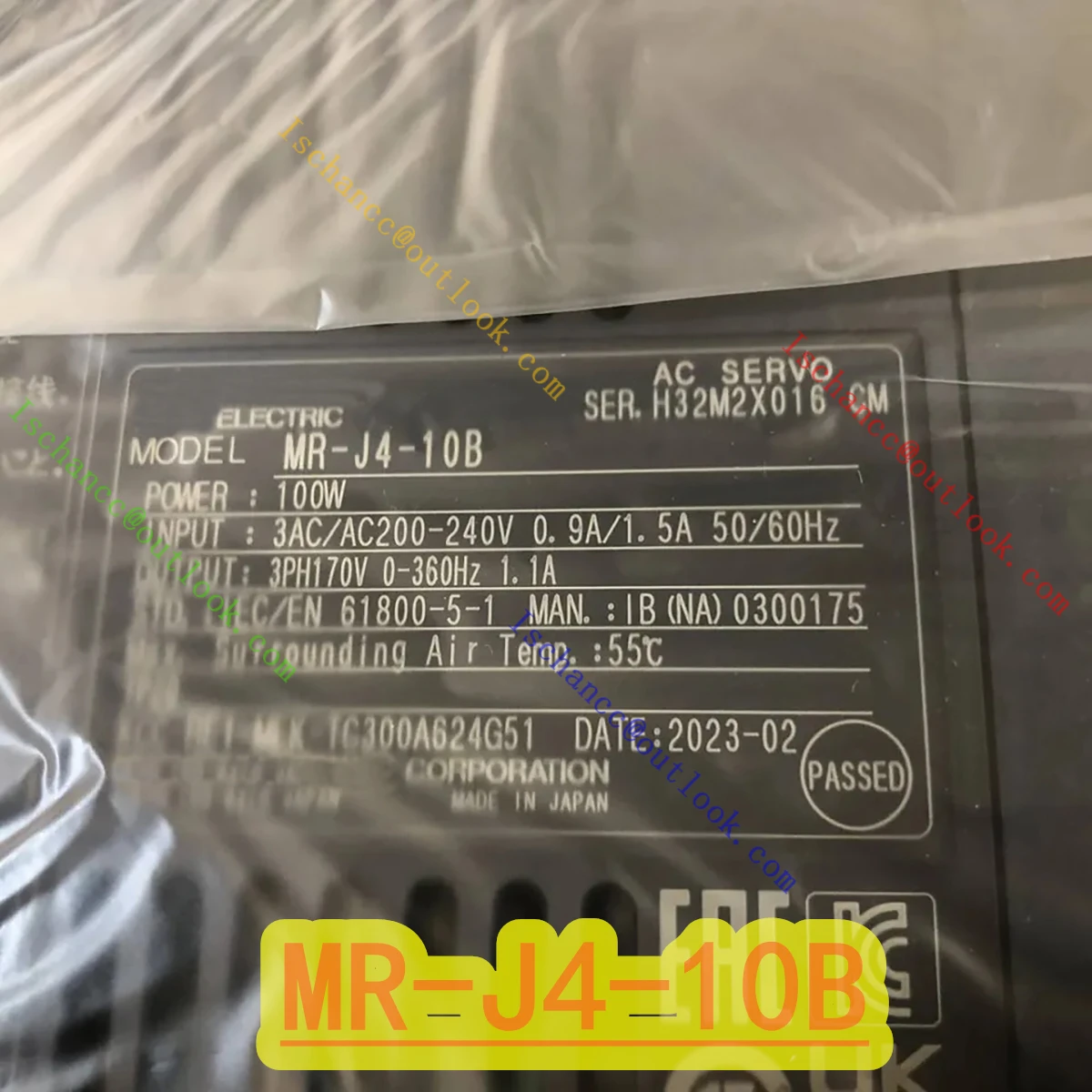 100% 새 제품 MR-J4-10B AC 서보 드라이버 오리지널 박스 포장 빠른 배송