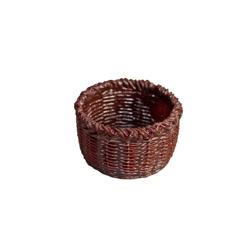 1: 12 Baby House Accessories Miniature Model Toy OB11 Creative Storage Basket Pendant Simulation Mini Basket - 5