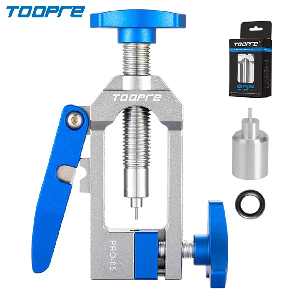 

TOOPRE Bike Hydraulic Disc Brake Oil Needle Tools T head Bicycle Driver Hose Insertion Tool Olive Connector Insert Install Press