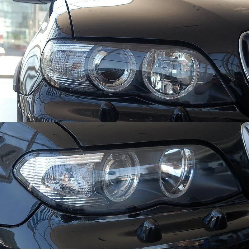 Couvercle De Phare Avant Transparent Pour BMW X5 E53 2004-2006 | Gauche/droite, Référence 63117166803/...