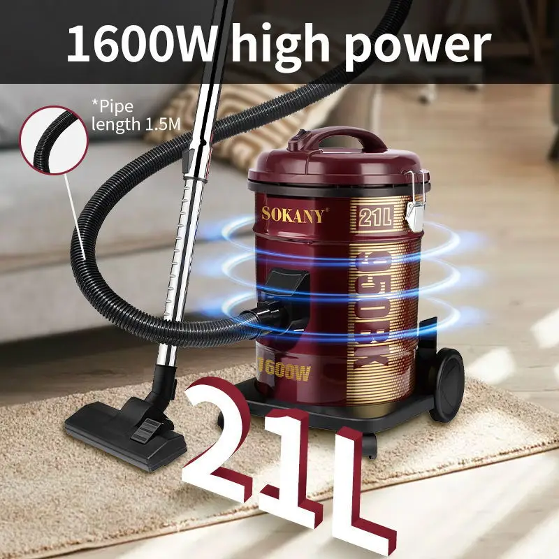 

1600W Powerful Household Vacuum Cleaner Commercial Vacuum Cleaner for Carpet Sofa Mattress 20L Hotel Wet Dry Vacuums
