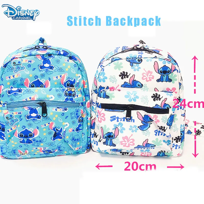 Cute Disney Stitch White School Backpack