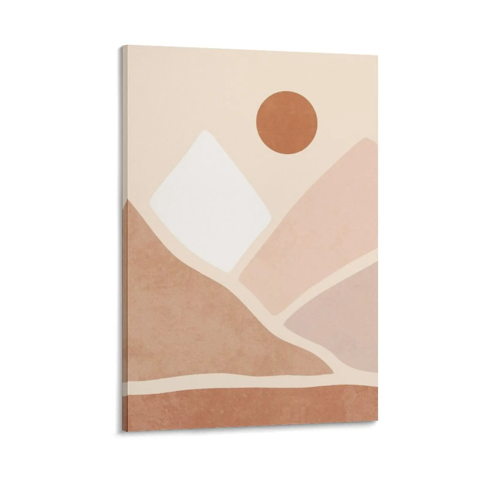 

Neutral boho mountain sun Canvas Painting home decoration accessories Decorative paintings