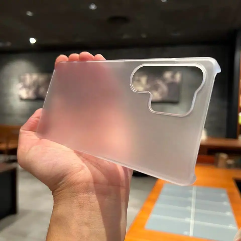 Ultra Thin Translucent Frameless Sandstone Hard Case - Matte PC Slim Cover