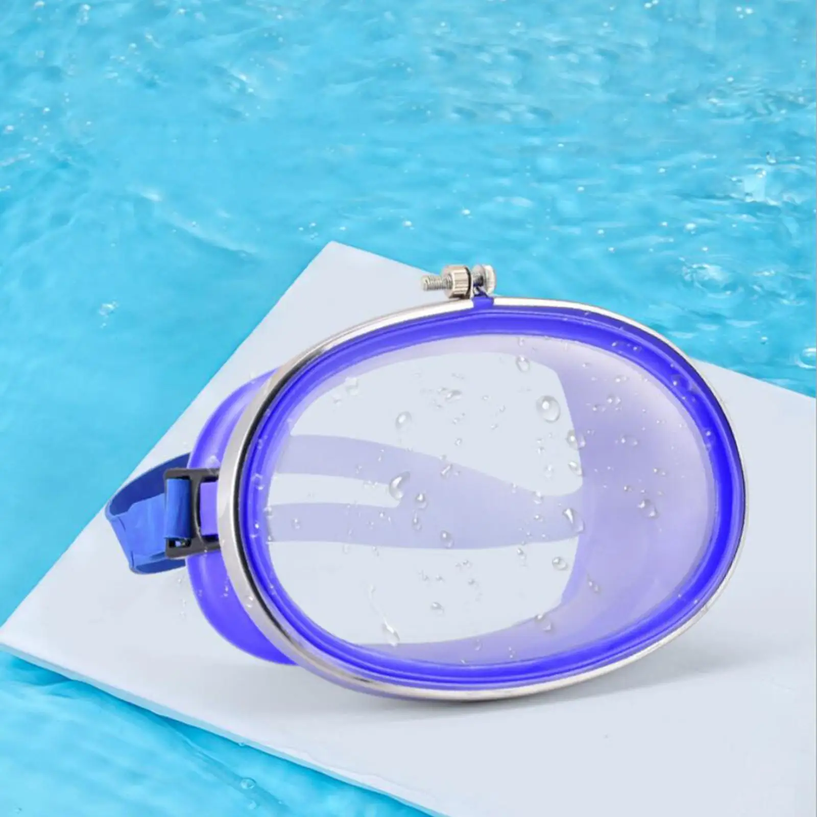 WaterSnorkeling Swimming Goggles, Retro Oval Classic Single Lens Snorkeling Diving
