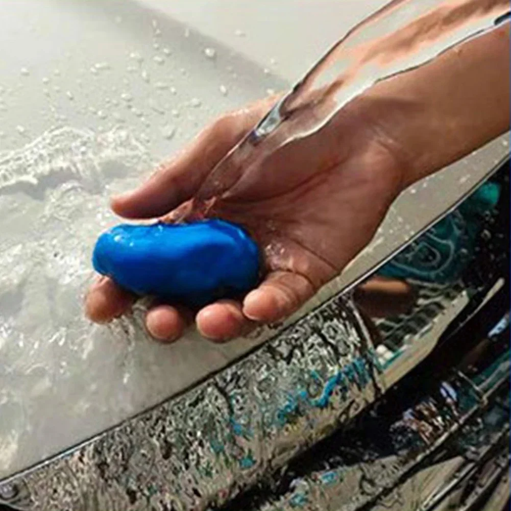 3Pcs Vehicle Detailing Magic Cleaning Mud Blue Car Cleaning Clay Bar Car Magic Clay Bar Auto Detailing Cleaner Tool
